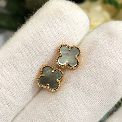 [LUXORA]CLOVER MINI GOLD EARRINGS