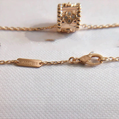 [LUXORA]PERLEE PEDANT NECKLACE GOLD / ROSE GOLD