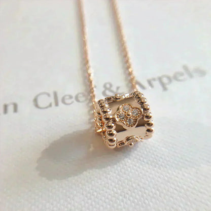 [LUXORA]PERLEE PEDANT NECKLACE GOLD / ROSE GOLD