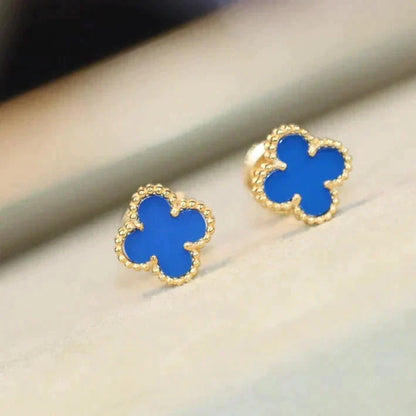 [LUXORA]CLOVER MINI 9.5MM TURQUOISE EARRINGS