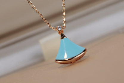 [LUXORA]DREAM NECKLACE TURQUOISE PINK GOLD
