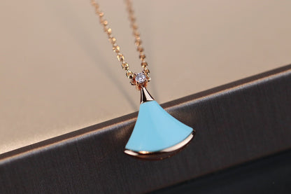 [LUXORA]DREAM NECKLACE TURQUOISE PINK GOLD