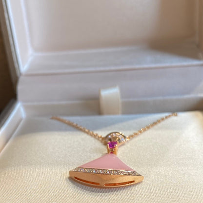 [LUXORA]DREAM NECKLACE PINK OPAL
