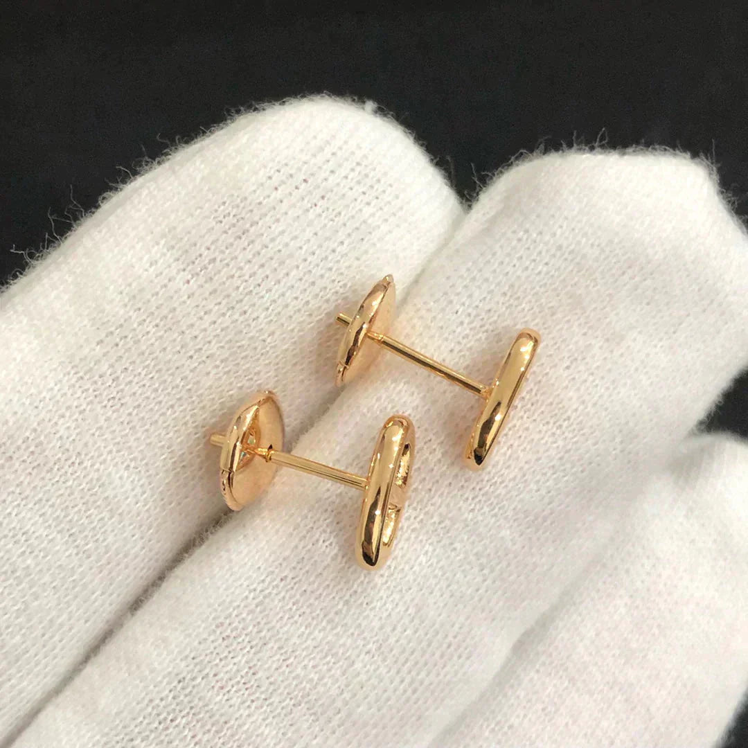 [LUXORA]CHAINE SMALL EARRINGS GOLD AND SILVER