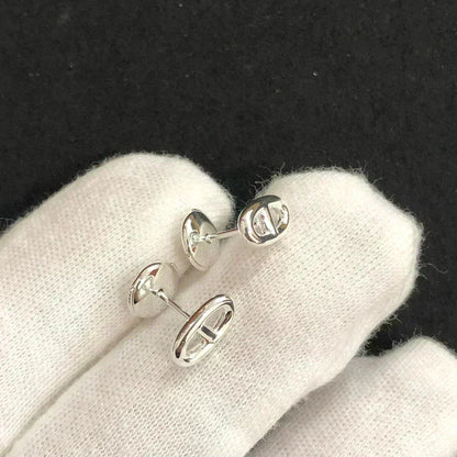 [LUXORA]CHAINE SMALL EARRINGS GOLD AND SILVER