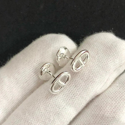 [LUXORA]CHAINE SMALL EARRINGS GOLD AND SILVER
