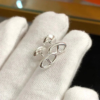 [LUXORA]CHAINE SMALL EARRINGS GOLD AND SILVER