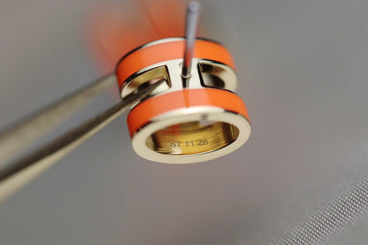 [LUXORA]MINI POP H EARRINGS ORANGE
