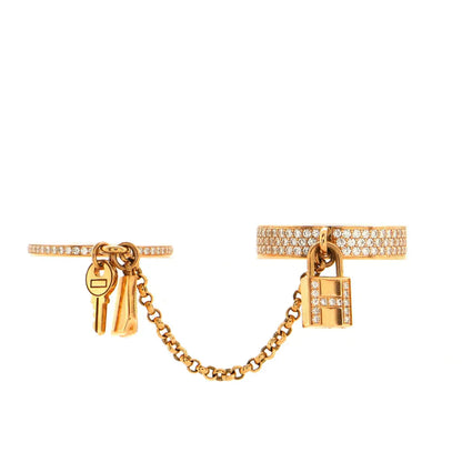 [LUXORA]HM KELLY CLOCHETTE DOUBLE RING IN  WITH DIAMONDS