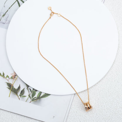 [LUXORA]SERPENTI PINK GOLD NECKLACE DIAMOND