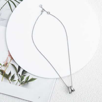 [LUXORA]SERPENTI SILVER NECKLACE DIAMOND