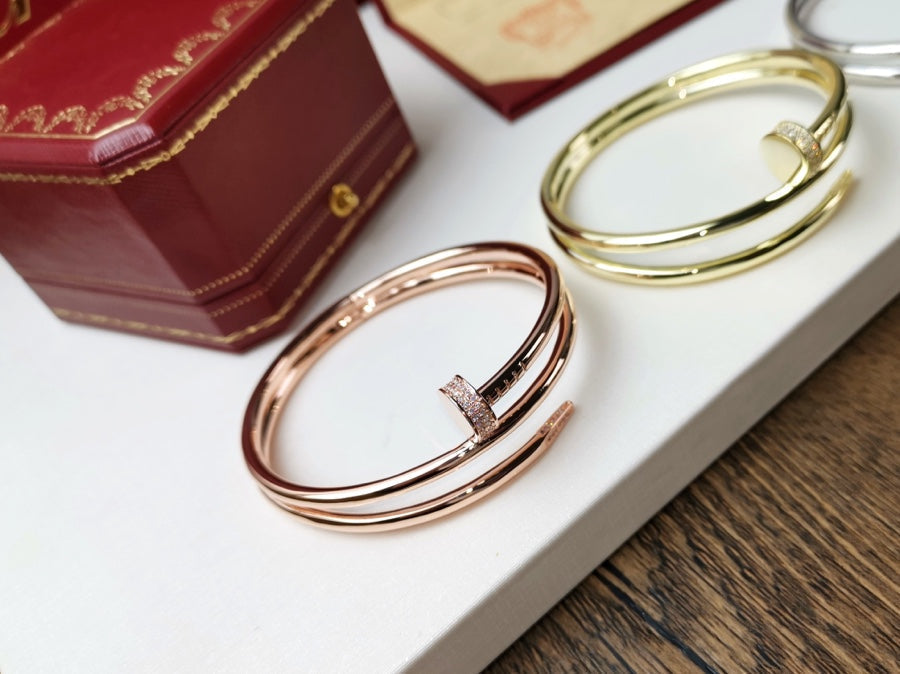 [LUXORA]JUSTE BRACELET 3.5MM DOUBLE ROW DIAMOND