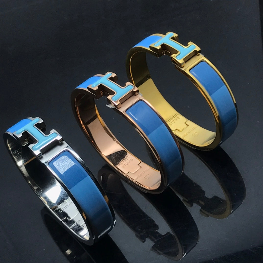 [LUXORA]H BRACELET BLUE RAINBOW CERAMIC