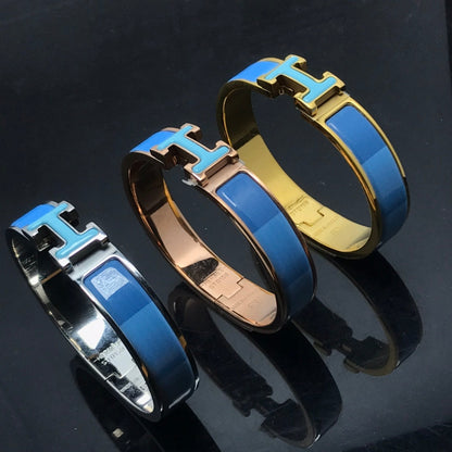 [LUXORA]H BRACELET BLUE RAINBOW CERAMIC