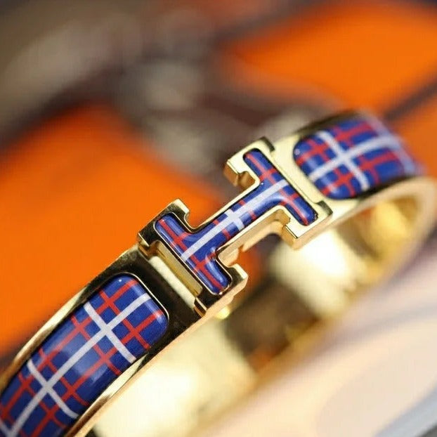 [LUXORA]H TARTAN BRACELET 12MM