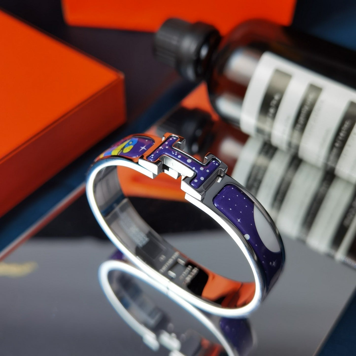 [LUXORA]H STAR AND MOON BRACELET 12MM