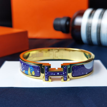 [LUXORA]H STAR AND MOON BRACELET 12MM