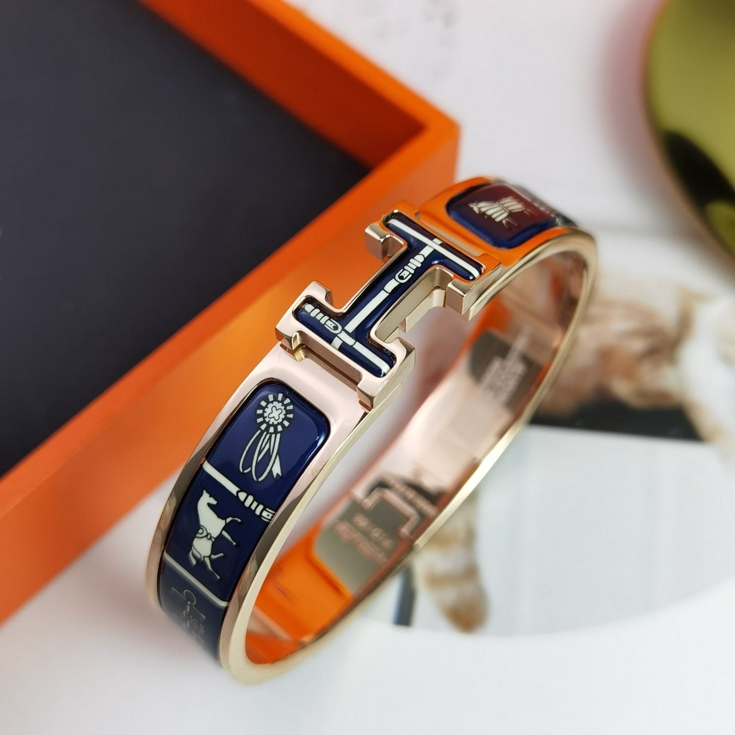 [LUXORA]H COUVERTURES DARK BLUE BRACELET