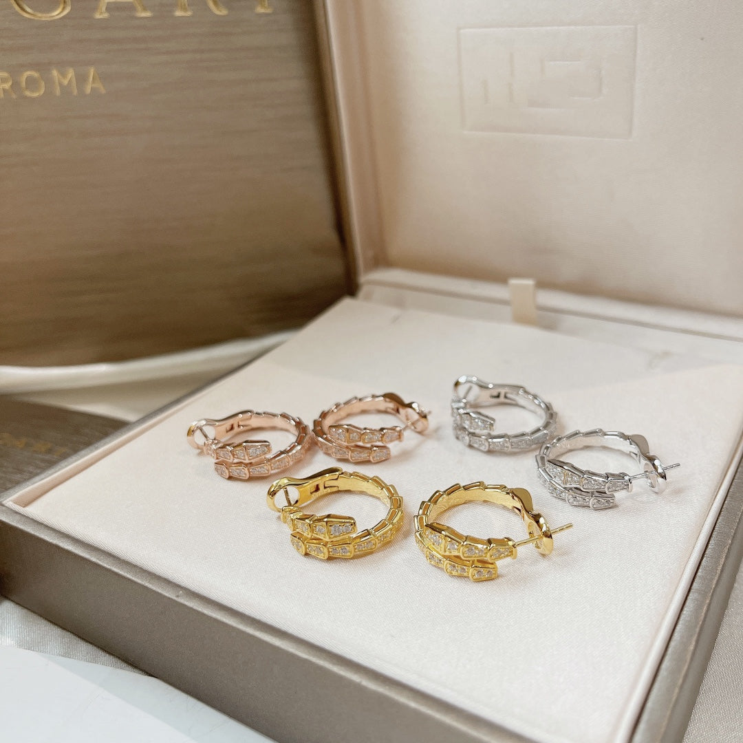 [LUXORA]SERPENTI EARRINGS DIAMOND