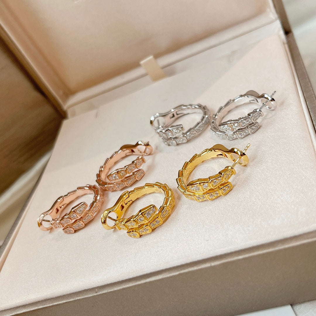 [LUXORA]SERPENTI EARRINGS DIAMOND