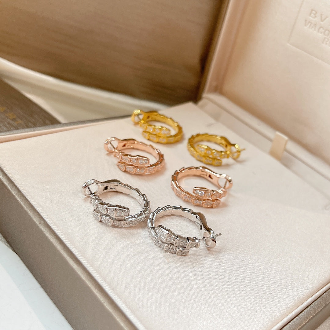 [LUXORA]SERPENTI EARRINGS DIAMOND