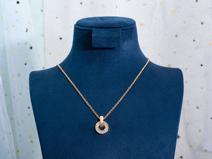 [LUXORA]GARI NECKLACE PINK GOLD DIAMOND