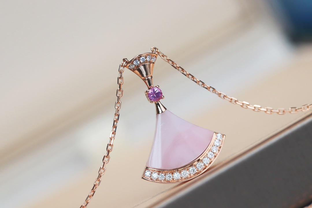 [LUXORA]DREAM NECKLACE PINK MOP DIAMOND
