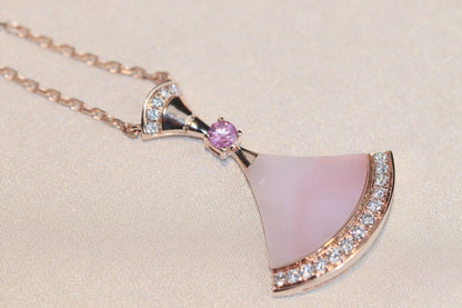 [LUXORA]DREAM NECKLACE PINK MOP DIAMOND