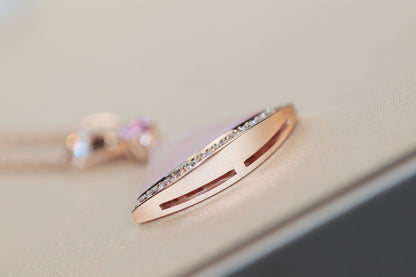 [LUXORA]DREAM NECKLACE PINK MOP DIAMOND