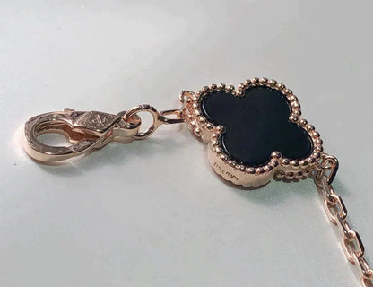 [LUXORA]CLOVER 5 MOTIFS MULTICOLOR BRACELET