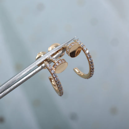 [LUXORA]JUSTE EARRINGS 12.75MM PINK GOLD DIAMOND