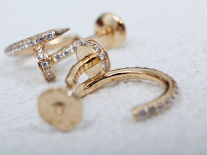 [LUXORA]JUSTE EARRINGS 12.75MM PINK GOLD DIAMOND