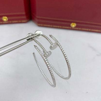 [LUXORA]JUSTE EARRINGS FULL DIAMONDS 1.8MM
