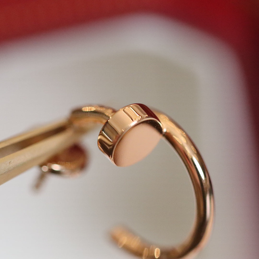 [LUXORA]JUSTE EARRINGS PINK GOLD