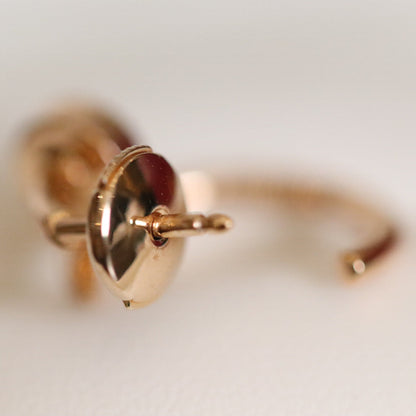 [LUXORA]JUSTE EARRINGS PINK GOLD