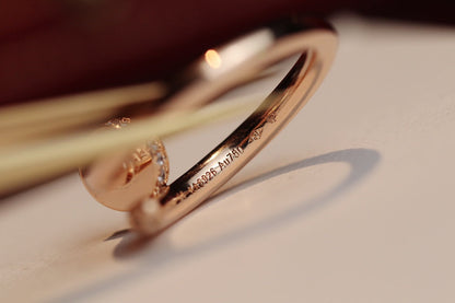 [LUXORA]JUSTE RING 2.65MM PINK GOLD DIAMOND