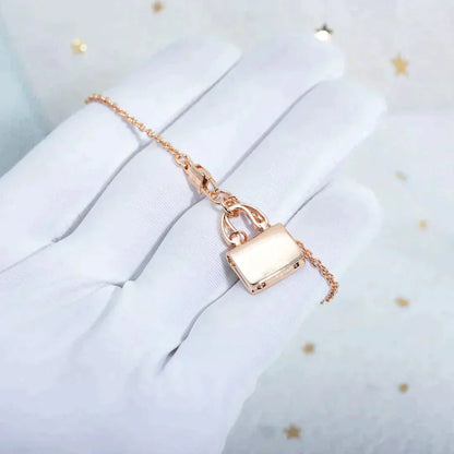 [LUXORA]AMULETTE PEDANT ROSE GOLD NECKLACE