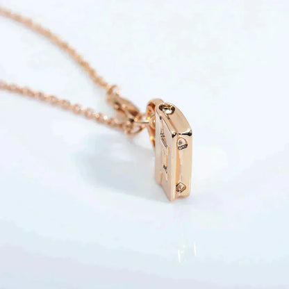 [LUXORA]AMULETTE PEDANT ROSE GOLD NECKLACE