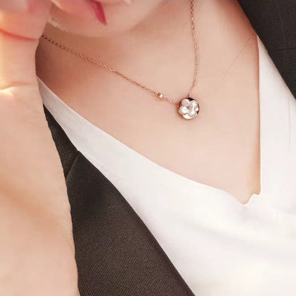 [LUXORA]SUN MOP GOLD 1 DIAMOND NECKLACE