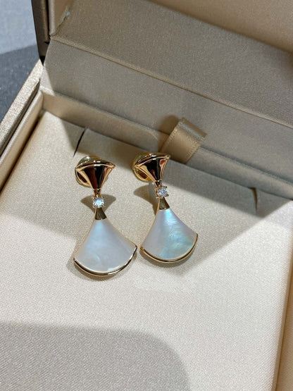 [LUXORA]DREAM MOP 1 DIAMOND EARRINGS