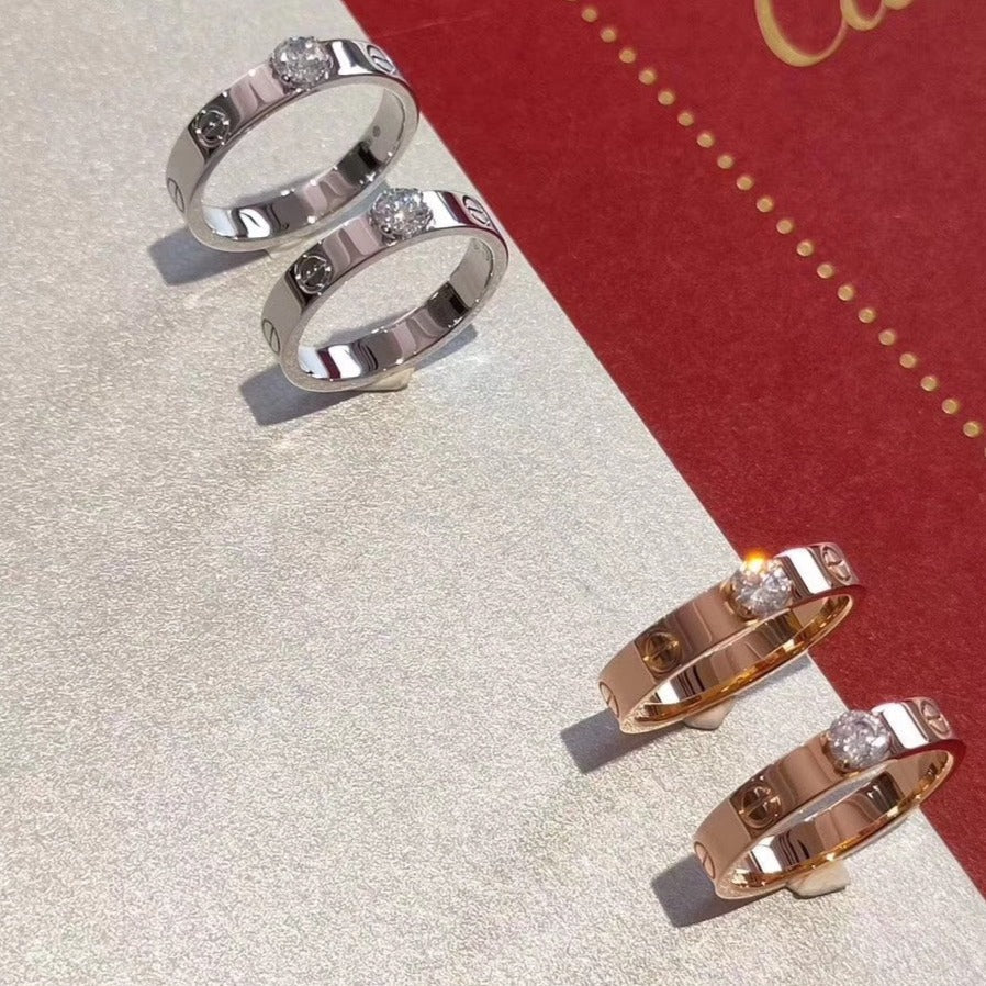 [LUXORA]LOVE RING 3.6MM 1 BIG DIAMOND