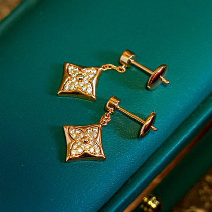 [LUXORA]STAR DIAMONDS EARRINGS GOLD