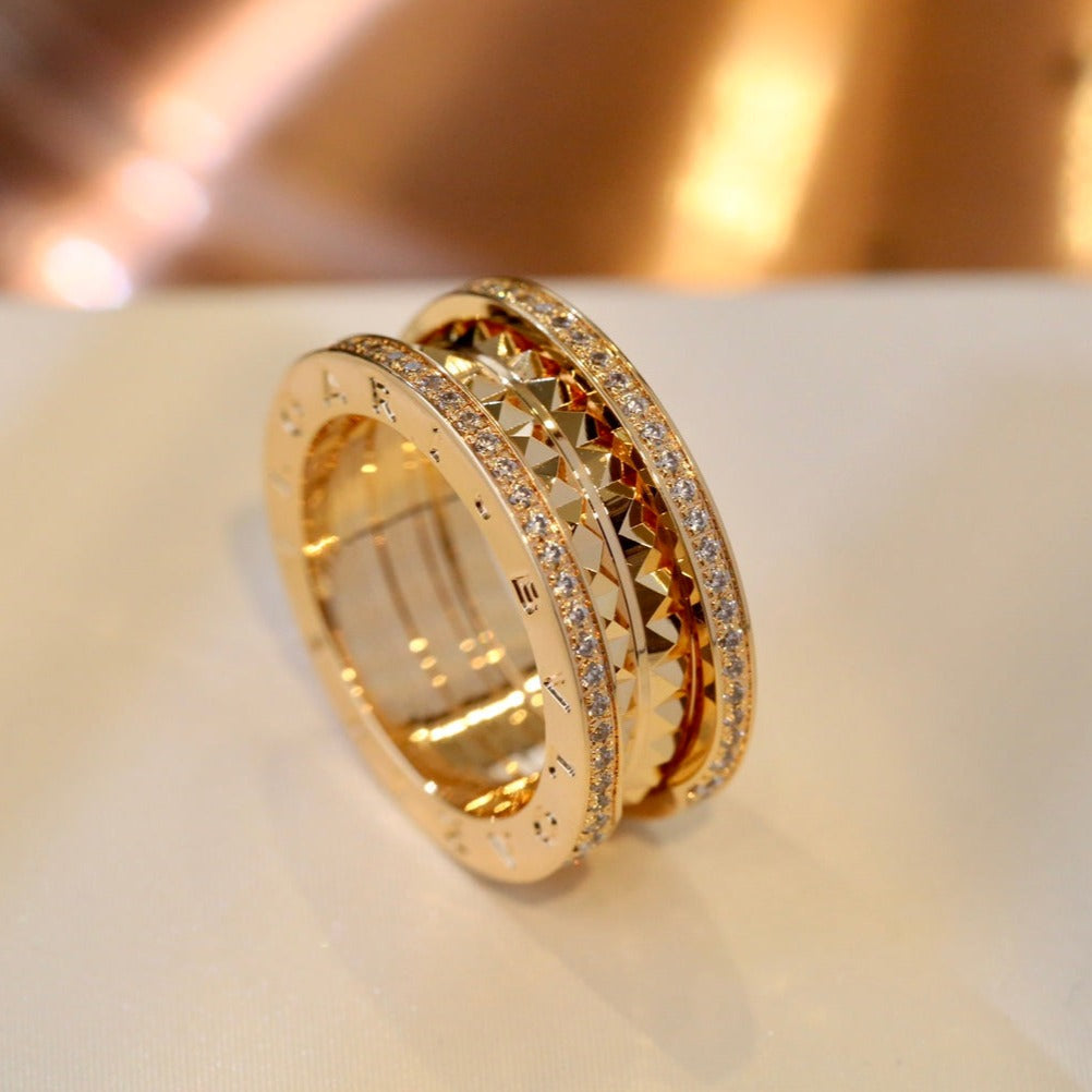 [LUXORA]ZERO 1 GOLD DIAMOND RING