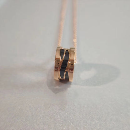 [LUXORA]ZERO 1 NECKLACE PINK GOLD