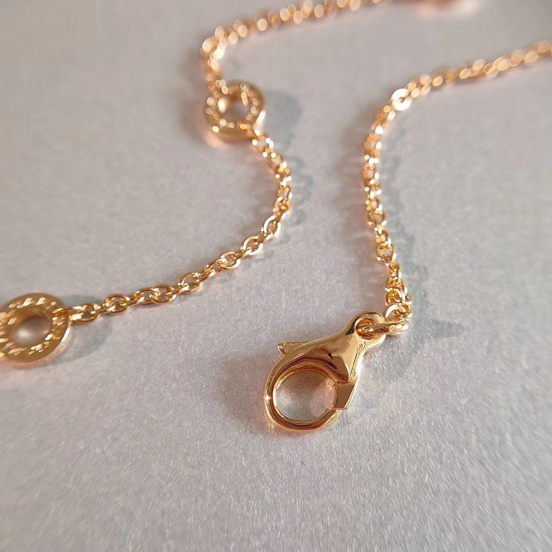 [LUXORA]ZERO 1 NECKLACE PINK GOLD