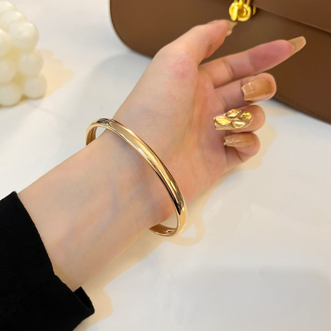 [LUXORA]PANTHERE GOLD DIAMOND OPEN BRACELET
