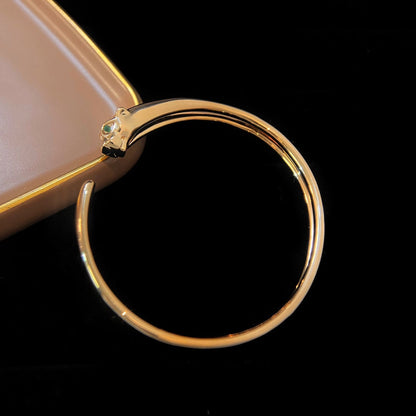 [LUXORA]PANTHERE GOLD OPEN BRACELET