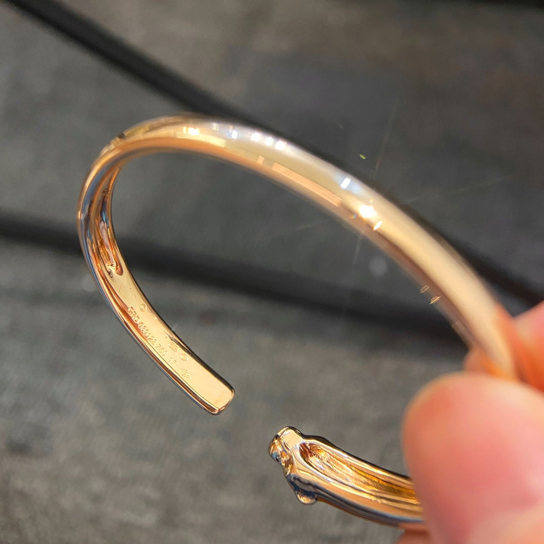 [LUXORA]PANTHERE GOLD OPEN BRACELET