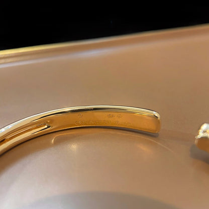 [LUXORA]PANTHERE GOLD OPEN BRACELET