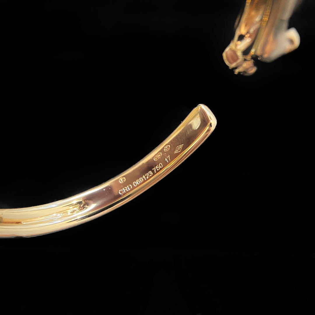 [LUXORA]PANTHERE GOLD OPEN BRACELET